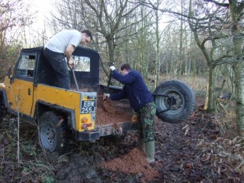 Land Rover at Croft Trail in Swindon.