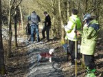 Trail building in Swindon.