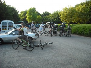 Riders at Croft Trail.