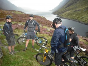 Llyn Cowlyd reservoir.