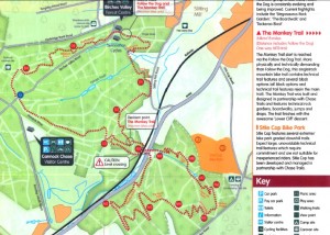Cannock Chase MTB Trail Map