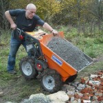 Gary with muck truck.