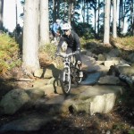 Rocks near start of Follow the dog trail at Cannock Chase.