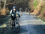 Icy track at Brechfa.