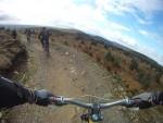 Go pro chest cam photos of Cwm Carn trail.