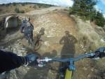 Go pro chest cam photos of Cwm Carn trail.