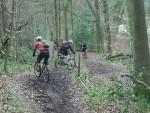 Mountain bikers in the Chilterns.