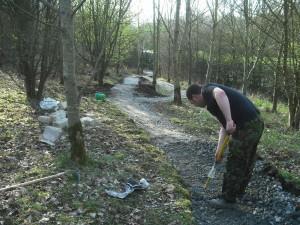 New trail taking shape.