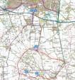 Ridgeway route map from Barbury castle.