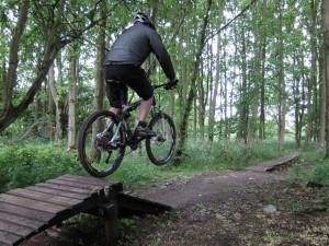 Jump at Croft Trail in Swindon.