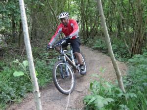 Rider at the Croft Trail in Swindon.