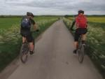 Riders near the ridgeway.