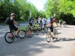 Mountain bikers near Swindon.