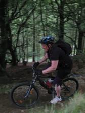 Woman rider at Cwm Carn.