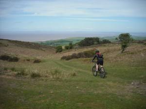 View of Bristol Channel from the Quantocks.