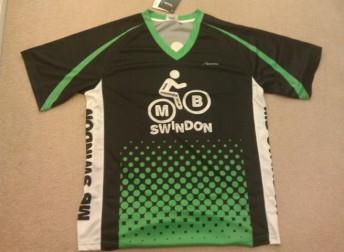 MBSwindon club shirt in green.