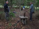 Digging at Croft Trail in Swindon.