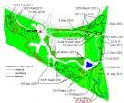 Croft trail progress map August 2011.