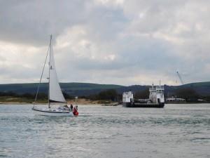 Chain ferry to Isle of Purbeck.