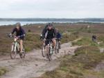 Mountain bikers on Isle of Purbeck.