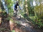 Muddy ramp at Forest of Dean.