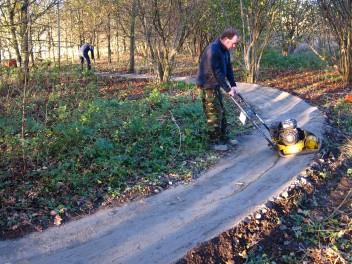 New berm at Croft Trail in Swindon.