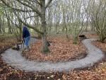 Newly surfaced trail at the Croft Trail in Swindon.