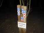 Improved sign posts at Croft Trail in Swindon, Wiltshire.