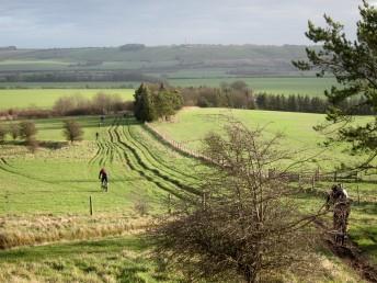 View from Barbury Castle with MBSwindon.