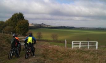 Scenic view on the Marlborough Downs.