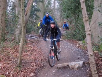 Red loop at Ashton Court.