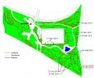 Mountain bike trail map Wiltshire.