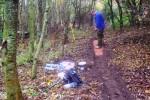 Original trail at Croft Woods in Swindon, Novmeber 2008.