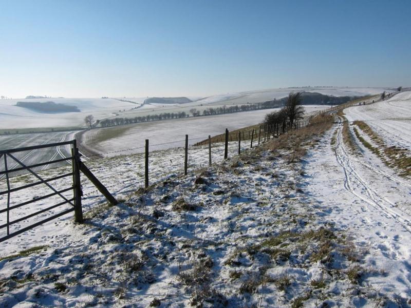 Sugar Hill in the snow.