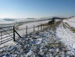 Sugar Hill in the snow.