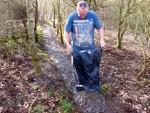 Resurfacing trail in Wiltshire.