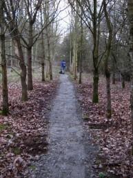 Resurfaced section at the Croft Trail.