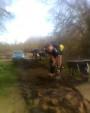 Digging out a path at the Croft Trail in Swindon.