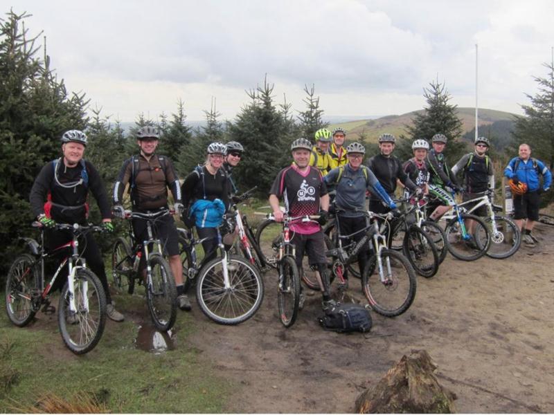 MBSwindon group photo at Cwm Carn