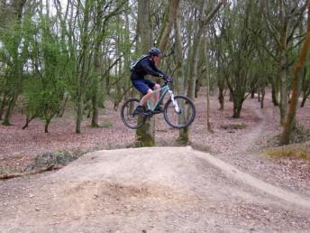 Table top jump near North Leigh in Oxfordshire.