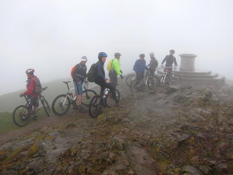 Worcestershire beacon in the mist.