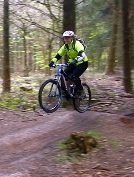 2012_04_15 Forest of Dean DSCN2793 Jump at the Forest of Dean.