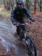 Very wet ride at Swinley Forest.