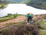 Downhill near Ladybower reservoir.