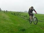 Barbury Castle mountain biking.