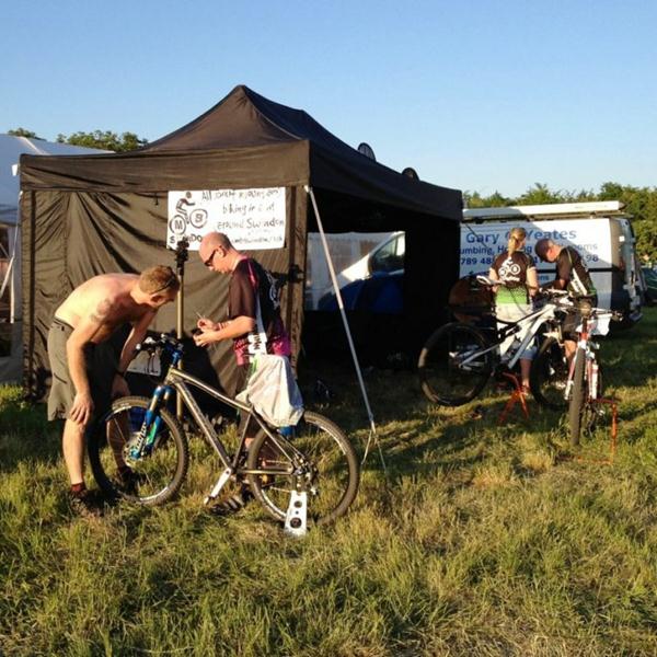 MBSwindon club stand at Erlestoke 12 event 2012.