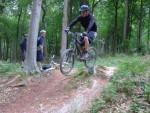 Jump in West Woods near Marlborough.