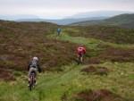 Mountain bike route in the Elan valley.