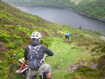 Elan valley reservoir view.