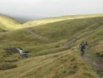 Mountain bike Black Mountains Wales.